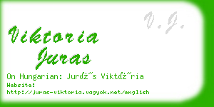 viktoria juras business card